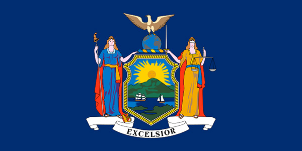 ニューヨーク州の旗