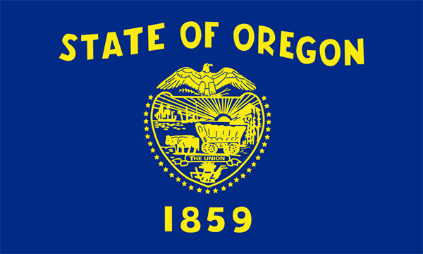 オレゴン州の旗