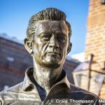 ジョニー・キャッシュの像　Johnny Cash Statue
