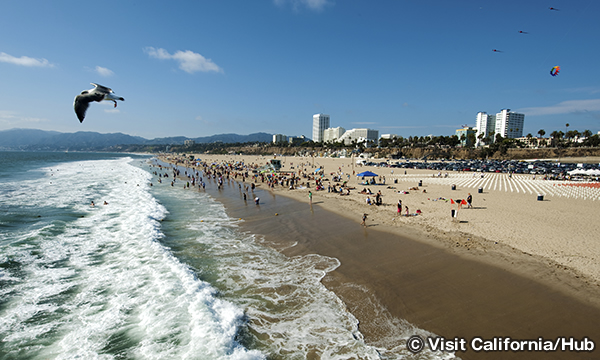 サンタモニカ・ビーチ　Santa Monica State Beach