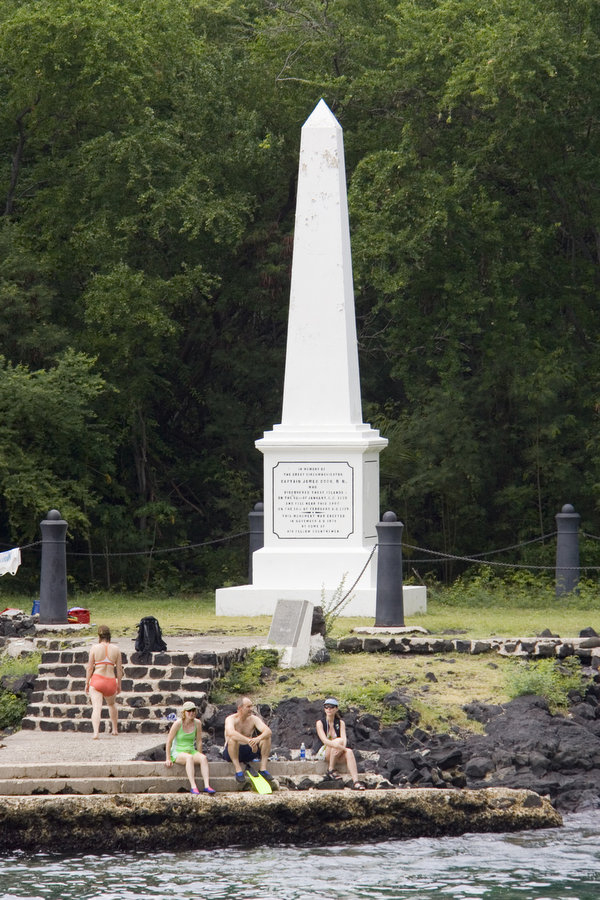キャプテンクック記念碑　Captain James Cook Monument
