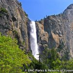 ブライダルベール滝　Bridalveil Fall