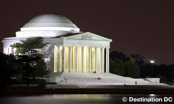トーマス・ジェファーソンの記念館　Thomas Jefferson Memorial