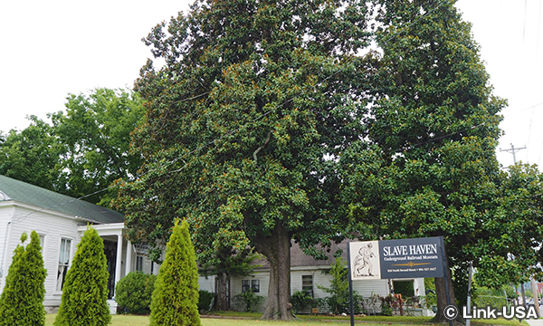 スレイブヘブン博物館（Slave Haven Underground Railroad Museum）