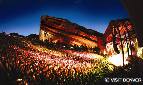 レッドロック野外劇場　Red Rocks Amphitheatre