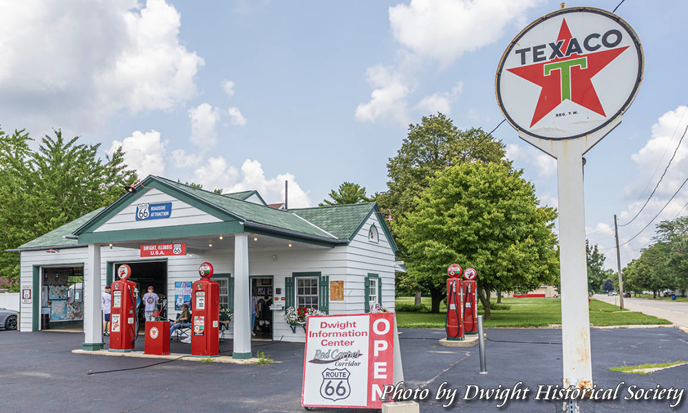 アンブラーズ・テキサコ・ガソリンスタンド　R66の伝説のガソリンスタンド