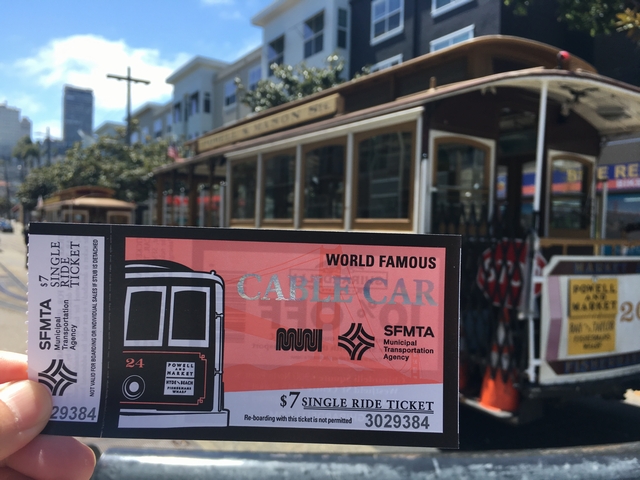サンフランシスコ名物 ケーブルカー