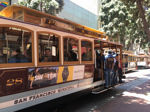 サンフランシスコ名物 ケーブルカー