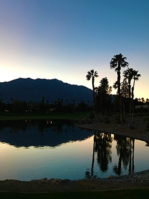 パームスプリングスのサンセット