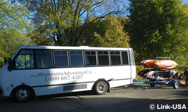 ミシシッピリバーでカヤック