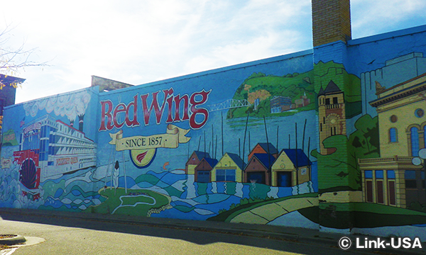 150周年記念のウォールアート