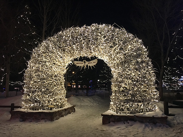 Jackson Hole Elk Antler Arch Tradition