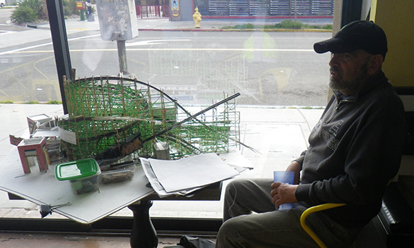 ヒルクレストのローカルのお店で朝食