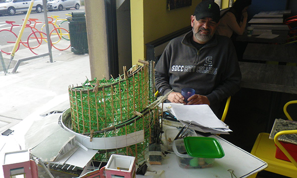 ヒルクレストのローカルのお店で朝食