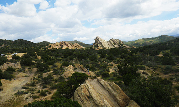 バスケスロック　Vasquez Rock Natural Area