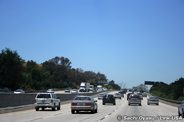 マリブから海沿いに走る
