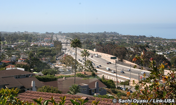 高台にある理恵さんの家