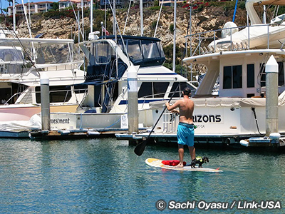 ダナポイント　カリフォルニアの海へ出る
