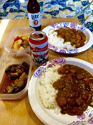 見上げる空にはアメリカの月