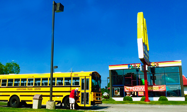 ポーツマスのダウンタウンへ