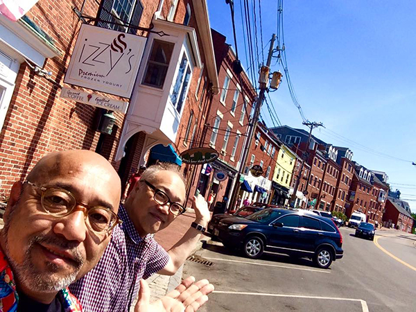 ポーツマスのダウンタウンへ