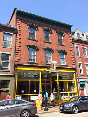 ポーツマスのダウンタウンへ