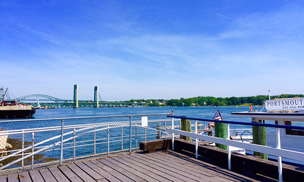 ポーツマスのダウンタウンへ