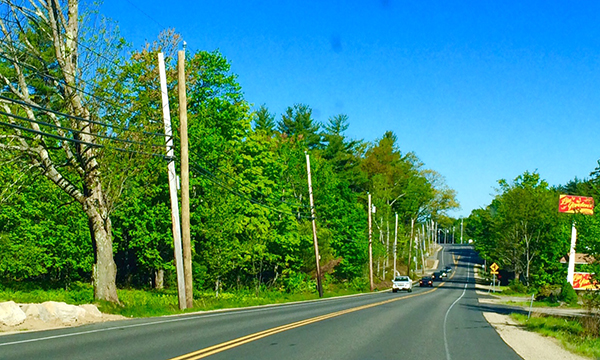 ニューハンプシャー州のティルトンへ買い付けに行く